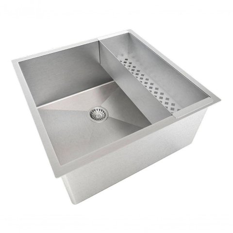 Kit Cuba 40X40 Aço Inox /Escorredor 42,5Cm Tehnox