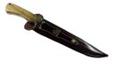 Ver imagem 2 de Faca Gaúcha Sobrevivência Rambo Três Listras Full Tang Inox Madeira