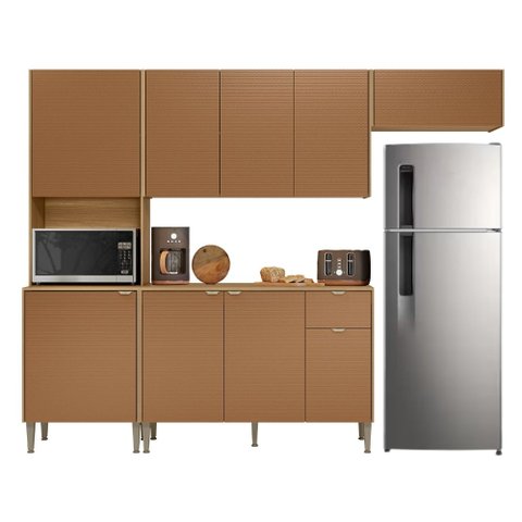 Armário de Cozinha Completa 9 Portas 1 Nicho Surya