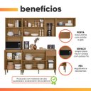 Ver imagem 7 de Armário de Cozinha Completa 9 Portas 1 Nicho Surya
