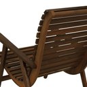 Ver mais imagens de Poltrona Summer Madeira Imbuia Maciça Assento e Encosto Ripado Stain Imbuia