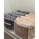Ver imagem 4 de Kit com 2 Colmeias Plus Gg 32x45x22 Cm - Organizador para Rouparia, Cama Mesa e Banho Fixel Shopcare