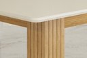 Ver imagem 4 de Conjunto Mesa Mari com 6 Cadeiras Mari Bege Linho