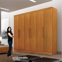 Ver imagem 5 de Guarda Roupa Casal 6 Portas 2 Gavetas Delta
