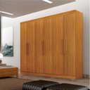 Ver imagem 1 de Guarda Roupa Casal 6 Portas 2 Gavetas Delta