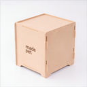 Ver imagem 2 de Toca Nicho Caixa para Gatos com Carpete Premium Playground Resistente Mdf Pet Decorado e Interativo