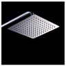 Chuveiro Inox Ducha 20x20 Quadrado Cromado Piscina Area Externa Banheiro - 9