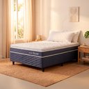 Ver imagem 3 de Cama Box Azul Durban Azul D28 Solteirão 96x203 - King House