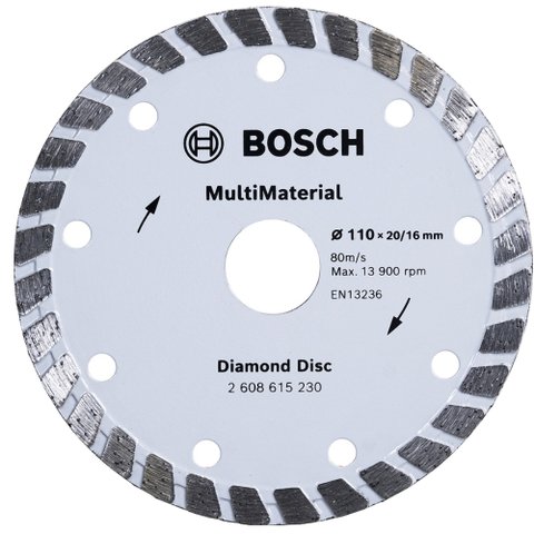 Disco de Corte Diamantado Multimaterial Turbo - 2608615230-000 - Bosch