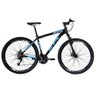 Bicicleta Aro 29 Gta Start 21v Freio a Disco Hidráulico Alumínio Garfo Suspensão - Preto/azul Tam - 1