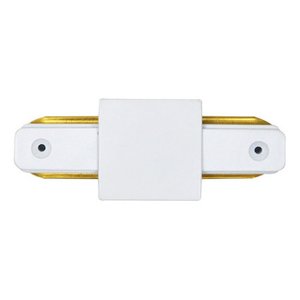 Conector Emenda Reta para Trilho Eletrificado Branco S/ Borda