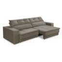 Ver imagem 4 de Sofá Retrátil e Reclinável 3 Lugares 2,50m com Molas Emily Suede Adonai Estofados