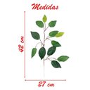 Ver imagem 4 de 72 Galhos Decoração Arranjo Fícus Artificial Planta Decorativa 42cm
