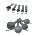 Ver imagem 7 de Jogo 4 Xícaras e 5 Colheres Medidoras Luxo Cinza Kitchenaid