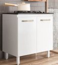 Ver imagem 1 de Balcao para Cooktop 80 Cm C/ 02 Portas Branco