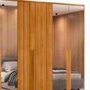 Ver imagem 7 de Guarda Roupa Casal 278cm 6 Portas 8 Espelhos Zac Cinamomo Z10 - Mpozenato