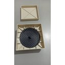 Ver imagem 6 de Ralo Invisível 10x10 Bege Banheiro modelo Porcelanato Colar Piso com Caixa Sifonada - Ficone Reis