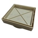 Ver imagem 3 de Ralo Invisível 10x10 Bege Banheiro modelo Porcelanato Colar Piso com Caixa Sifonada - Ficone Reis