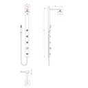 Ver imagem 3 de Coluna de Banho Jacuzzi 1,63m x 9,5cm