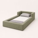 Ver imagem 3 de Cama Montessoriana Solteiro Desmontável com Colchão em Bouclé:Verde