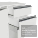 Ver mais imagens de Armário de Cozinha Completa 100% Mdf 290 Cm Smart Madesa 01 Branco