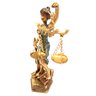 Estátua Dama Da Justiça Têmis Deusa Símbolo Direito 20 cm - 3
