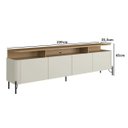 Ver imagem 3 de Rack Sala 4 Portas Lisas Mdf L220 X A65cm