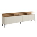 Ver imagem 2 de Rack Sala 4 Portas Lisas Mdf L220 X A65cm