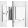 Porta Sanfonada de Correr Branco C/ Trinco Moderno - 210cm - 85cm - Permatti - 2