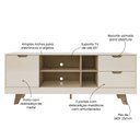 Ver imagem 5 de Rack para TV até 60 Polegadas 2 Gavetas Michigan