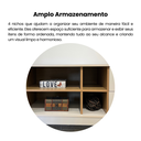 Ver imagem 6 de Rack para TV até 60 Polegadas 160cm 2 Gavetas Michigan Bege