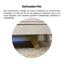 Rack para TV até 60 Polegadas 2 Gavetas Michigan - 8