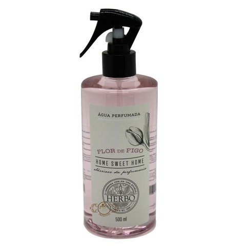 Água Perfumada Flor de Figo 500ml, Linha Home Sweet Home da Herbo