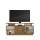 Ver imagem 2 de Rack Bancada para Tv até 65" Salvador 160cm Pérola Metaliz/amêndoa- Mabe Magazine