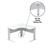Mesa para Escritório em L Estação de Trabalho ETP1515 Maxxi - 11
