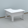 Mesa para Escritório em L Estação de Trabalho ETP1515 Maxxi - 13