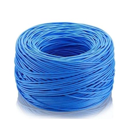 Cabo Rede 4 Pares Cat6 Cc Azul 305 Metros Flex Byte