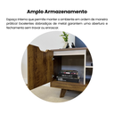 Ver imagem 6 de Rack para TV até 65 polegadas 2 Gavetas 1 Porta 4 Nichos Michigan