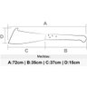 Facão Peito de Pomba - 14" - com cabo longo de 35cm - 3