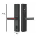 Ver imagem 5 de Fechadura Eletronica Digital Wifi Biometria App Cartao Chave Segurança Celular Smartphone Residencia