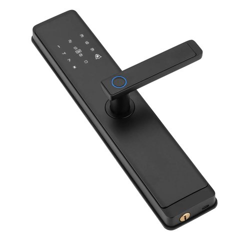 Fechadura Eletronica Digital Wifi Biometria App Cartao Chave Segurança Celular Smartphone Residencia