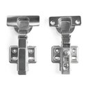 Ver imagem 1 de Kit 4 Dobradiças Inox Curva com Amortecedor 35mm