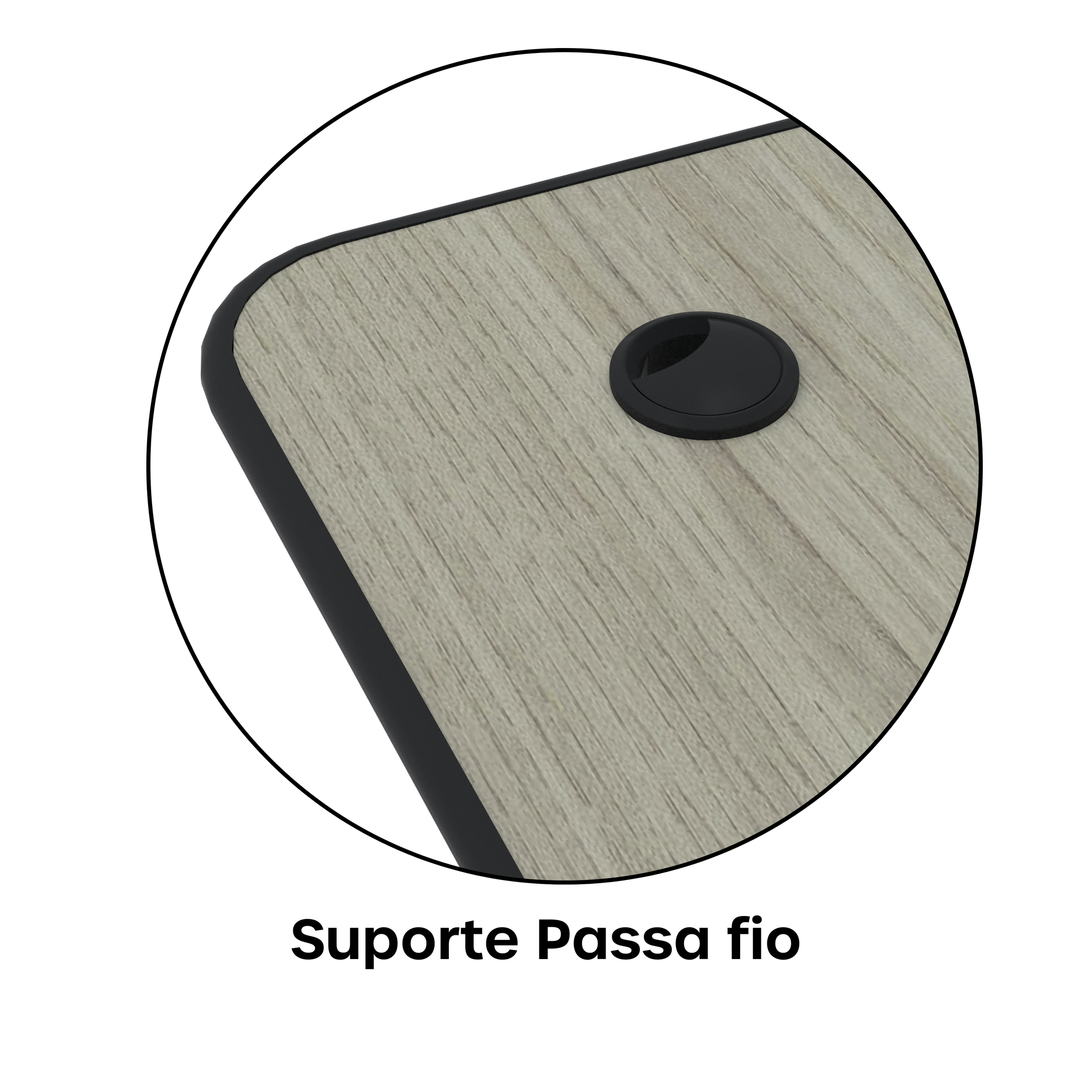 Mesa para Escritório em L Estação de Trabalho ETP1515 Maxxi - 8