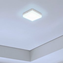 Painel LED Frameless Sobrepor 36W Quadrado 6500K Taschibra - 1
