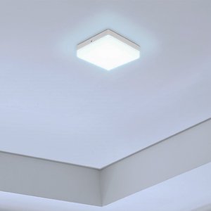 Painel LED Frameless Sobrepor 24W Quadrado 6500K Taschibra