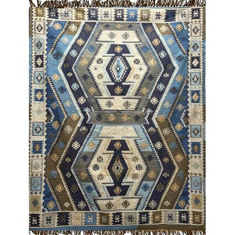 Tapete Kilim Gashghay 280x354 Blue