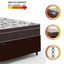 Ver imagem 3 de Cama Box Baú Casal + Colchão Ortopédico de Espuma Firme Orthoface Polar 138x188x25cm - Suporta até 1