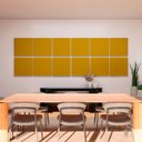 Ver imagem 2 de Painel Acústico Absorvedor Decorativo 60x60 Soft Crepe Maestra Acústica:amarelo