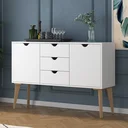 Ver imagem 1 de Buffet Aparador 2 Portas 3 Gavetas 120cm Retalho