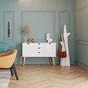 Ver imagem 5 de Buffet Aparador 2 Portas 3 Gavetas 120cm Retalho